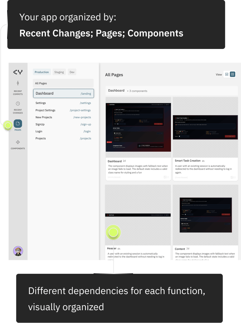A new way of exploring your product - showing app organization